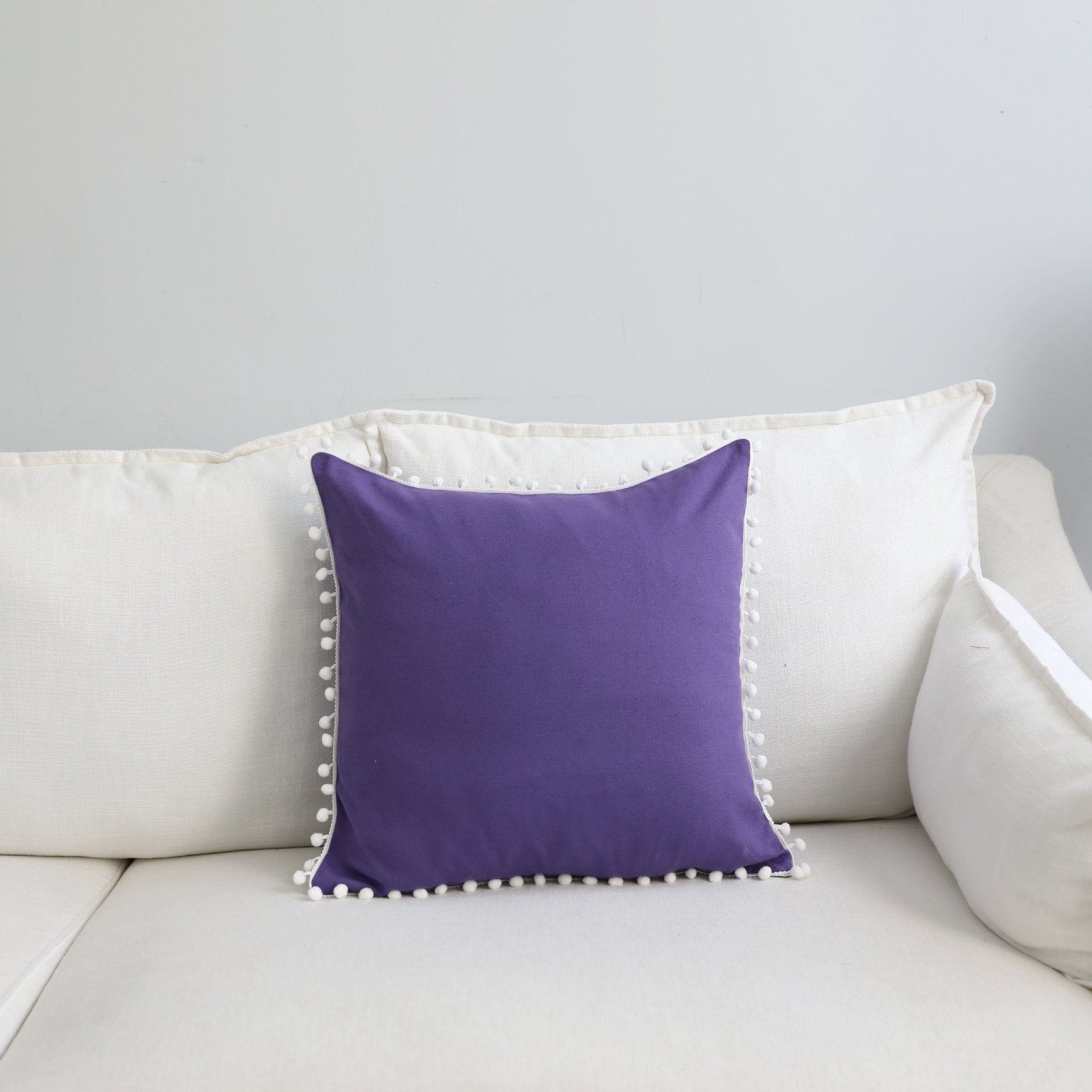 Housse de Coussin en Lin-