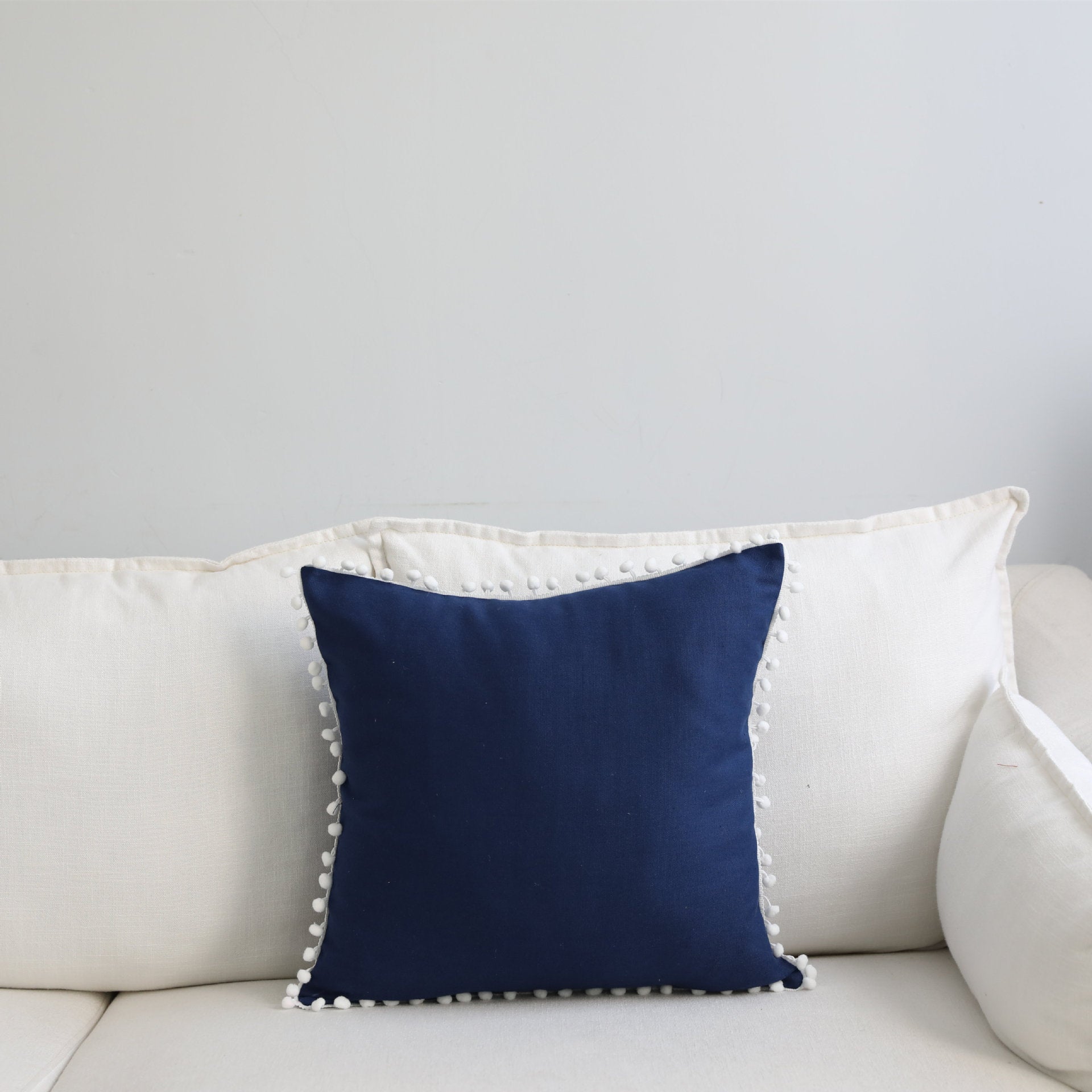 Housse de Coussin en Lin-