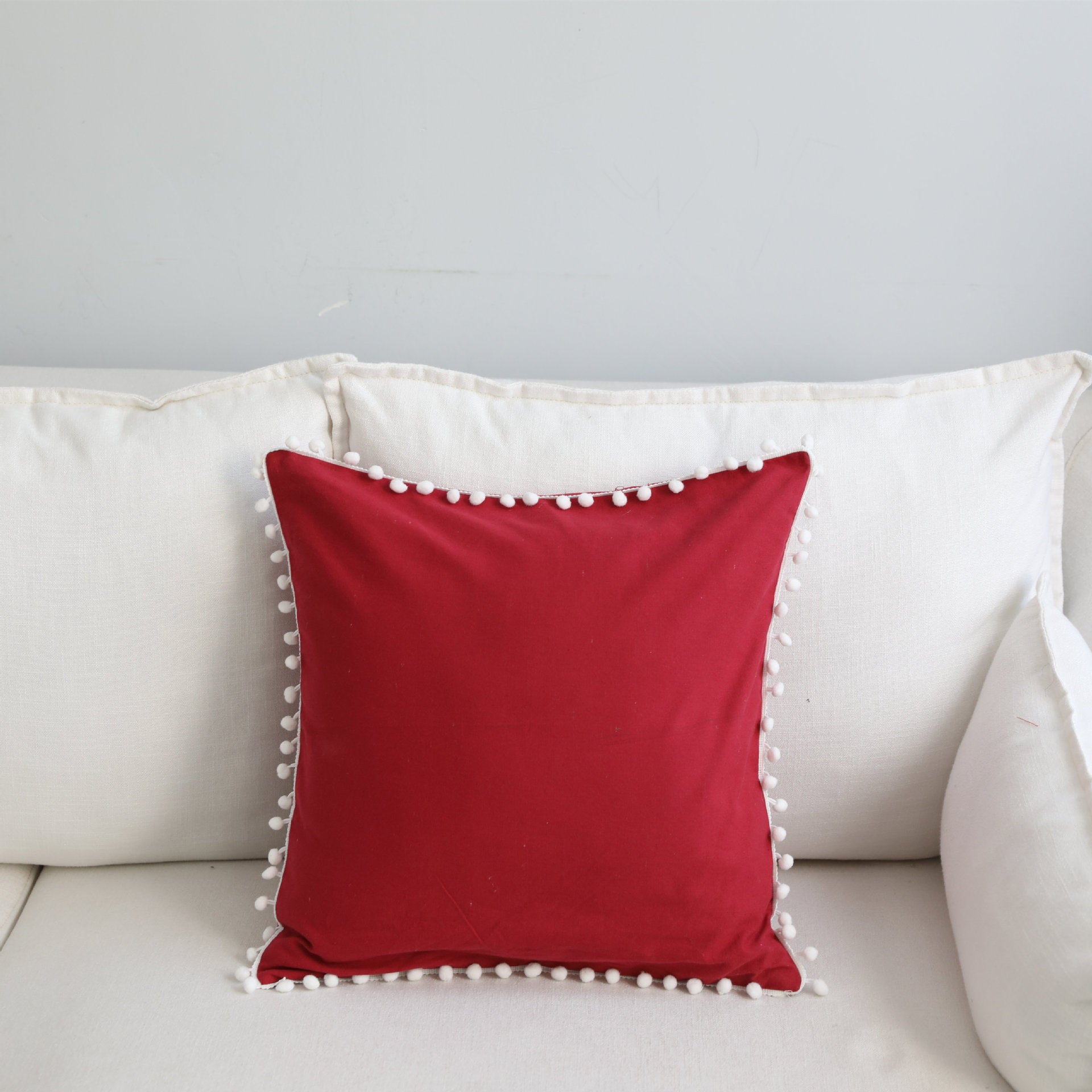 Housse de Coussin en Lin-