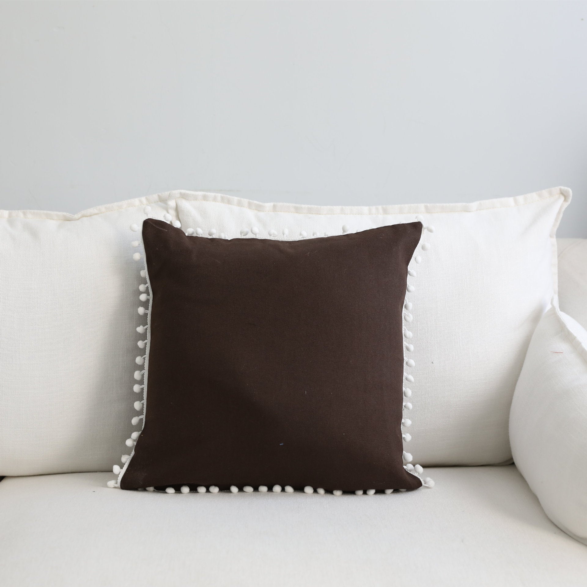 Housse de Coussin en Lin-