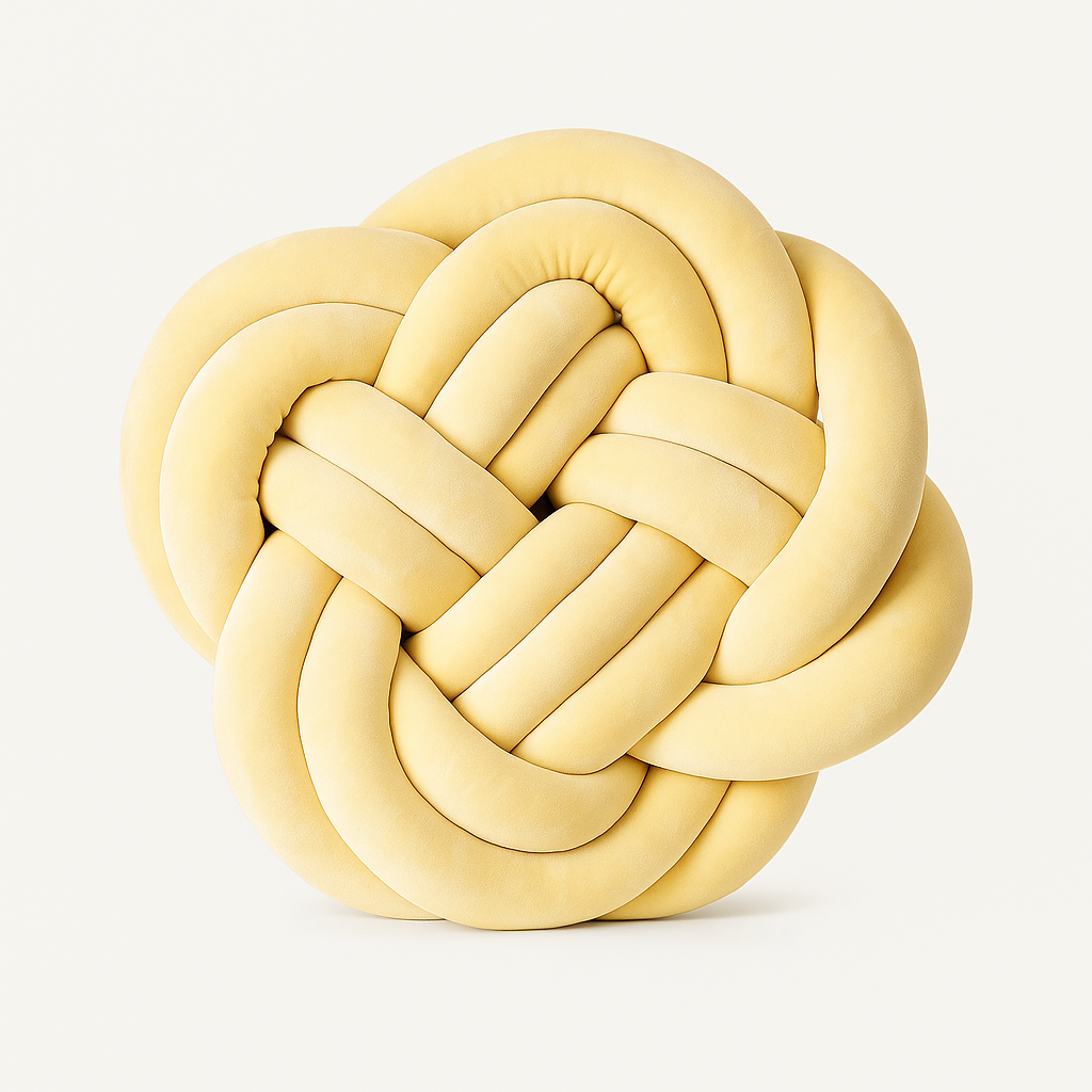 Coussin Noué Velours –