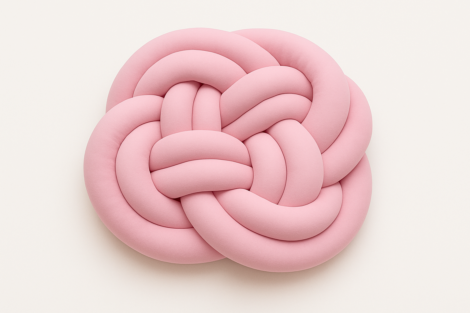Coussin Noué Velours –