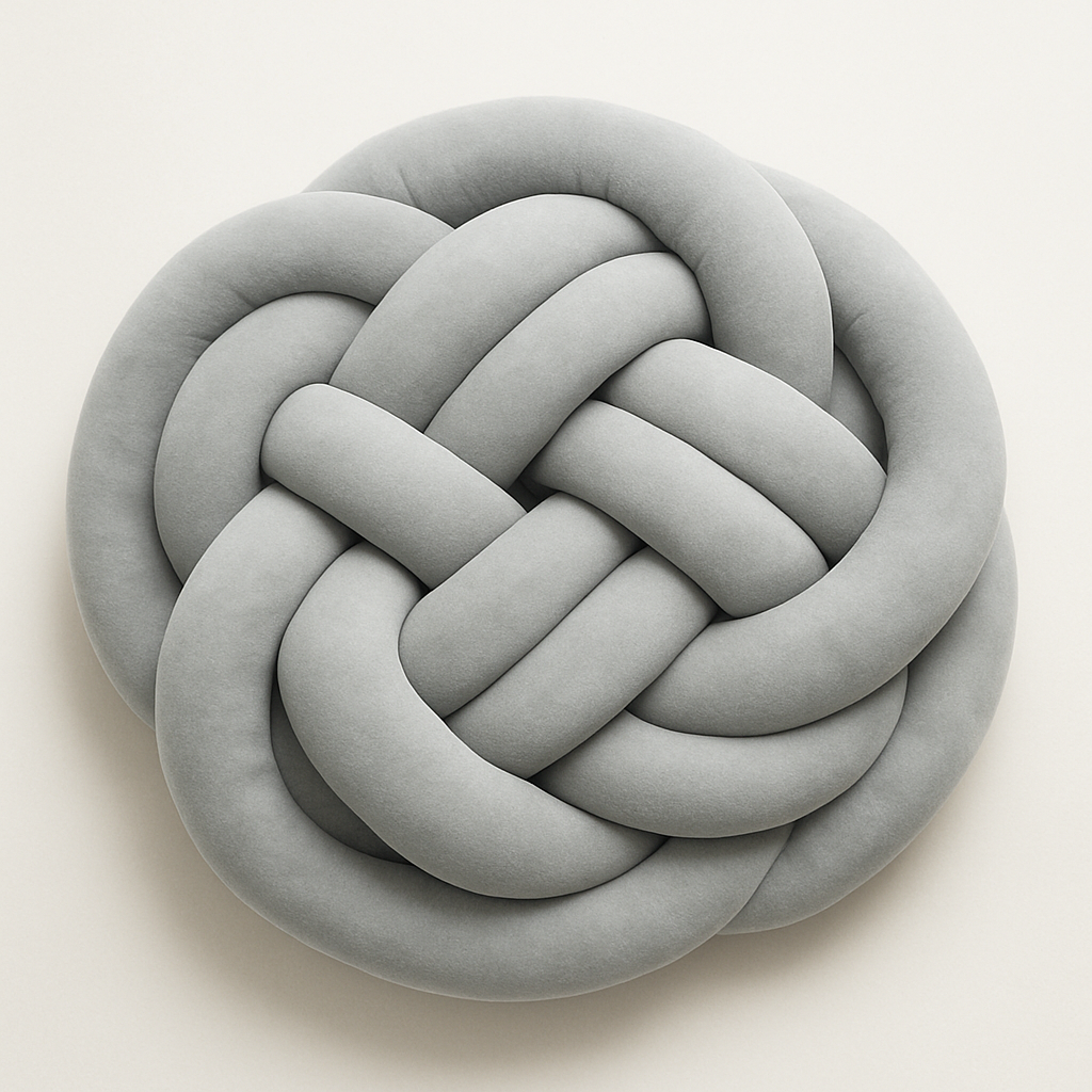 Coussin Noué Velours –