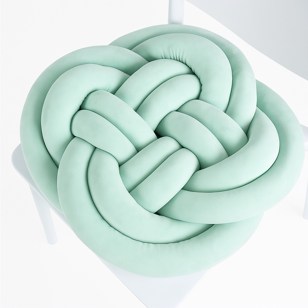 Coussin Noué Velours –